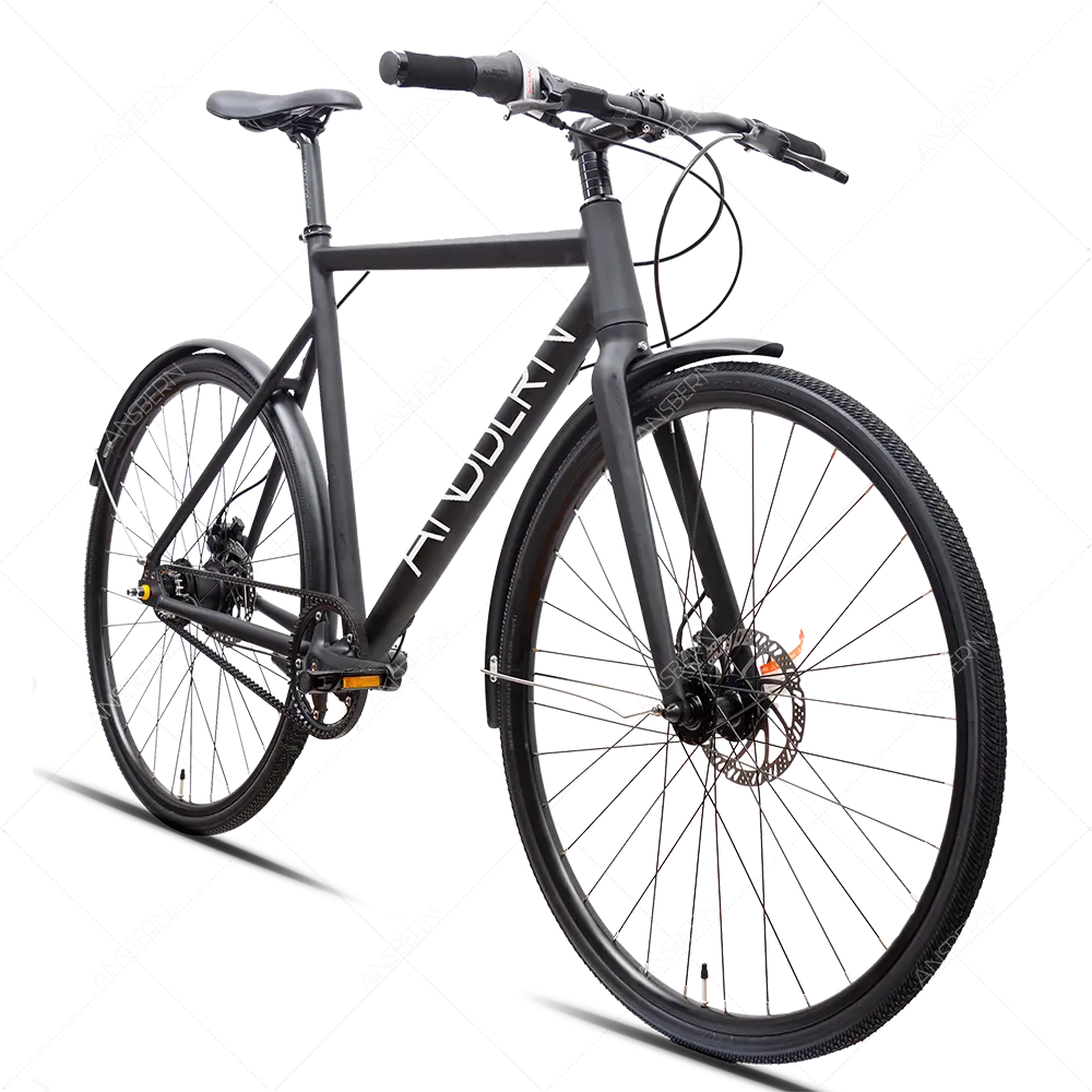 2020 Ansbern Hoge Kwaliteit 700C City Bike 7 Speed Riem Drive Stad Ster Fiets