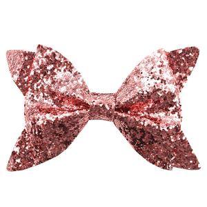 Pinzas para el Cabello de Bebé con Lentejuelas Brillantes de 4 Pulgadas, Color Degradado, Lazos para Niños de Alta Calidad, Accesorios para el Cabello para Fiestas - Product Image 5