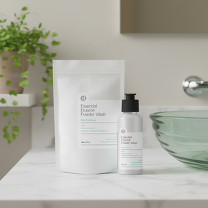 Poudre enzymatique essentielle 90g – Nettoyant visage doux hydratant 3-en-1 exfoliant et nettoyant en profondeur - Product Image 6