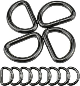 Pack Heavy Duty Metal D Ring Inch Inside Diameter Mm Thickness For Key <b>Chain</b> <b>Dog</b> <b>Collars</b> Webbing Buckle - Product Image 1