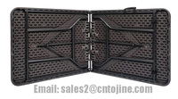 Mesa de picnic plegable de HDPE moderna de 183cm y 6 pies, manija de mesa de banquete plegable de PP duradera para cocina, Campamento, fiesta, Villa, comedor
