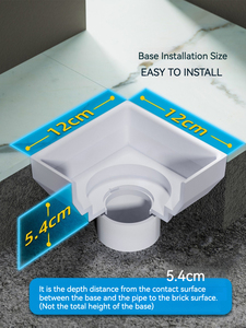 Changer le monde FLG sans précédent innovant salle de bain sol Drain coupe cheveux prévenir le colmatage Pipeline dragage Kickstarter Smart <span class=keywords><strong>Gad</strong></span> - Product Image 4