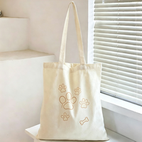 Sac de rangement zippé en toile imprimé personnalisé motif dessin animé, réutilisable, résistant à la poussière, pour voyage, emballage cadeau, chapeaux, montres, usage quotidien