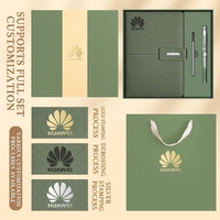 Ensemble de papeterie d'entreprise personnalisée avec logo promotionnel, carnet A5, planificateur, stylo, ensemble en similicuir PU, reliure magnétique sans fil, cadeau vintage
