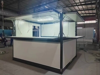 Vente directe d'usine, maison modulaire en conteneur pliable, extensible, emballage plat, portable