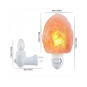 ไฟกลางคืนสไตล์ฮวงจุ้ยโคมไฟเกลือหิมาลัยธรรมชาติบรรจุตามสั่ง - Product Image 5