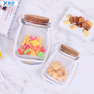 Bolsa de Plástico PE de Grado Alimenticio Personalizada y Colorida, Bolsa de Mylar a Prueba de Humedad con Ventana Mate para Almacenamiento de Alimentos, Dulces, Granos Secos - Product Image 4