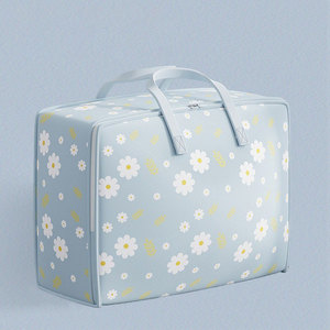 Ménage moderne Boîte de rangement pliante Quilt Garde-robe Sac de rangement pour vêtements avec <span class=keywords><strong>housse</strong></span> anti-poussière pour déménagement Voyage - Product Image 3