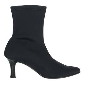 Bottines pour femmes Sofia, talon noir, taille 41, tissu extensible, bout pointu - Product Image 4