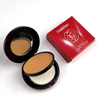 Bedak Padat Matte Natural 6 Warna Private Label Full Coverage untuk Kulit Gelap