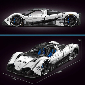 TGL T5052 2026 NUEVO MOC 1:8 Coche Deportivo RC V16 Modelo de Ladrillos Juguetes de Construcción DIY para Niños Regalo de Navidad 4016 Piezas Sets de Bloques de Construcción - Product Image 4