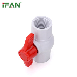 IFAN yüksek kalite 1/2 inç CPVC Upvc küresel vana parçaları PN16 <span class=keywords><strong>PVC</strong></span> küresel vana manuel güç özelleştirilebilir OEM su için destek - Product Image 5