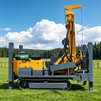 Mikton MKDQZ-300A Foreuse de puits d'eau pneumatique portative sur chenilles, alimentée au diesel, pour forage de trous de 300 m de profondeur, facile à utiliser