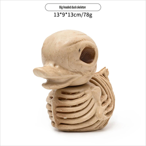 Decorazioni Horror di Halloween a Tema Scheletro per il Commercio Transfrontaliero, Ornamenti Scheletrici di Animali Simulati, Decorazioni per Bar, Scheletro di Piccola Anatra - Product Image 6