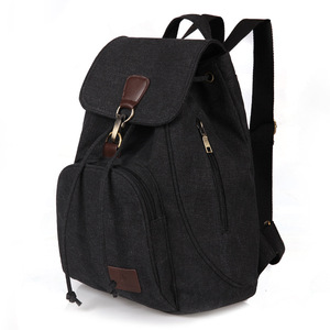 Custom Manufacturers Wholesale New Vintage Tide <b>Girls</b> Outdoor <b>Rucksack</b> Bag Fashion Canvas School Backpack - Product Image 4