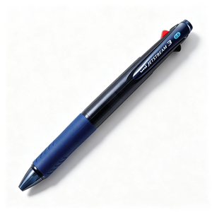 Stylo bille multi-couleurs Jetstream 3, 0,5 mm, rétractable, corps en PC recyclé, grip en caoutchouc, pour bureau, école, écriture, remplaçable - Product Image 5