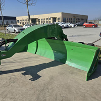 Niveleuse de terrain satellite 12PW-400C, longueur de travail 4M, pour rizières et champs de légumes, équipement de nivellement de terrain tracté par tracteur