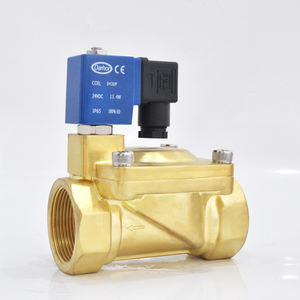 Darhor 12vdc 24vdc Piloot Bediende Normaal Gesloten Messing Vergrendelingsmagneetventiel 16bar - Product Image 4