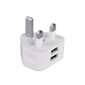 Cargador Rápido USB de 2 Puertos con Estándar Británico, Adaptador de Corriente de Viaje para Montar en la Pared para Teléfonos Móviles y Tabletas - Product Image 4