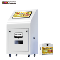 Kit Kabin Kamera DSLR Mesin Penjual Foto yang Dapat Disesuaikan untuk Bar dan Klub Malam, Photo Booth Otomatis dengan Filter