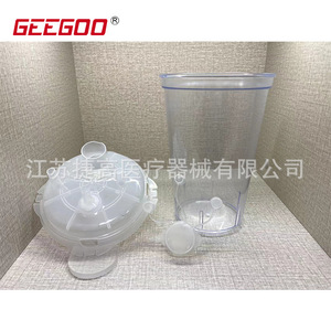 ขายตรงจากโรงงาน ถ้วยสุญญากาศสีขาว ขนาด 800 มล. และ 1200 มล. สำหรับการดูแลร่างกาย พร้อมคุณสมบัติความปลอดภัย - Product Image 2