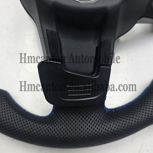 Volante Deportivo de Fibra de Carbono Forjado de Alta Calidad con Cuero Perforado para Volkswagen VW GTI7 Golf MK7 - Product Image 5