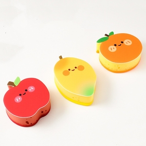 Éponges de nettoyage en forme de fruits, série dessin animé, vente en gros d'usine à bas prix, éponges de cuisine mignonnes réutilisables - Product Image 3