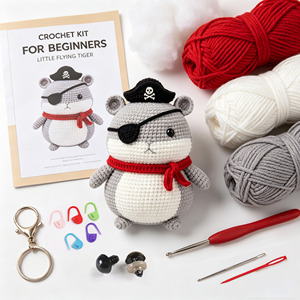 Crochet <strong>Animal</strong> Beginner Crochet Starter Kit Creative Birthday Gifts <strong>for</strong> Adults Kids Popular DIY <strong>Patterns</strong> Crochet <strong>Animals</strong> Kits - Product Image 3