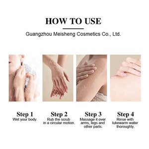 Nhãn hiệu riêng hữu cơ vani Shea bơ đường cơ thể chà - Product Image 5