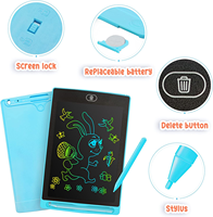 Dessin animé 6.5 pouces 8.5 pouces 10 pouces lcd tablette d'écriture manuscrite tablette portable enfants numérique planche à dessin