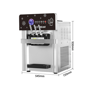 Máquina Comercial para Hacer Gelato y Sundae con Control Táctil LCD para Restaurantes Occidentales, Tiendas de Postres y Heladerías - Product Image 3