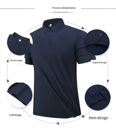 Fabricants de vêtements OEM marque personnalisée polo t-shirt 100% coton broderie impression polos de golf pour hommes