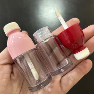 ISMAN Botol Minuman Lucu Bentuk Botol Coke Tabung <span class=keywords><strong>Lip</strong></span> <span class=keywords><strong>Gloss</strong></span> Pink Merah Bentuk Soda Wadah Kosong Harga Pabrik Grosir Terbaik - Product Image 1