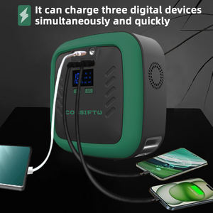 Générateur à énergie <span class=keywords><strong>solaire</strong></span> 80W Centrale électrique 110V 120V 220V 240V Batterie externe avec panneaux solaires 36W - Product Image 3