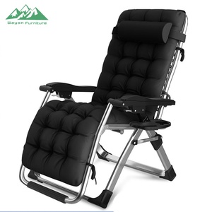 Silla Reclinable de Gravedad Cero de Lujo Wayon con Cojín Suave, Silla Plegable para Patio - Product Image 2