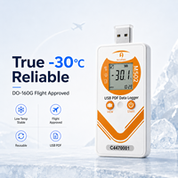 Moniteur de température de cargaison sécurisé M502, rapports PDF/CSV anti-effraction, connexion USB en plastique, OEM/ODM pour le stockage alimentaire et chimique