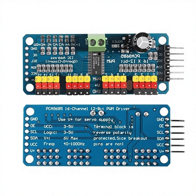 PCA9685PW 16-channel 12-bit PWM Servo Shield Driver I2C Interface Controller From China