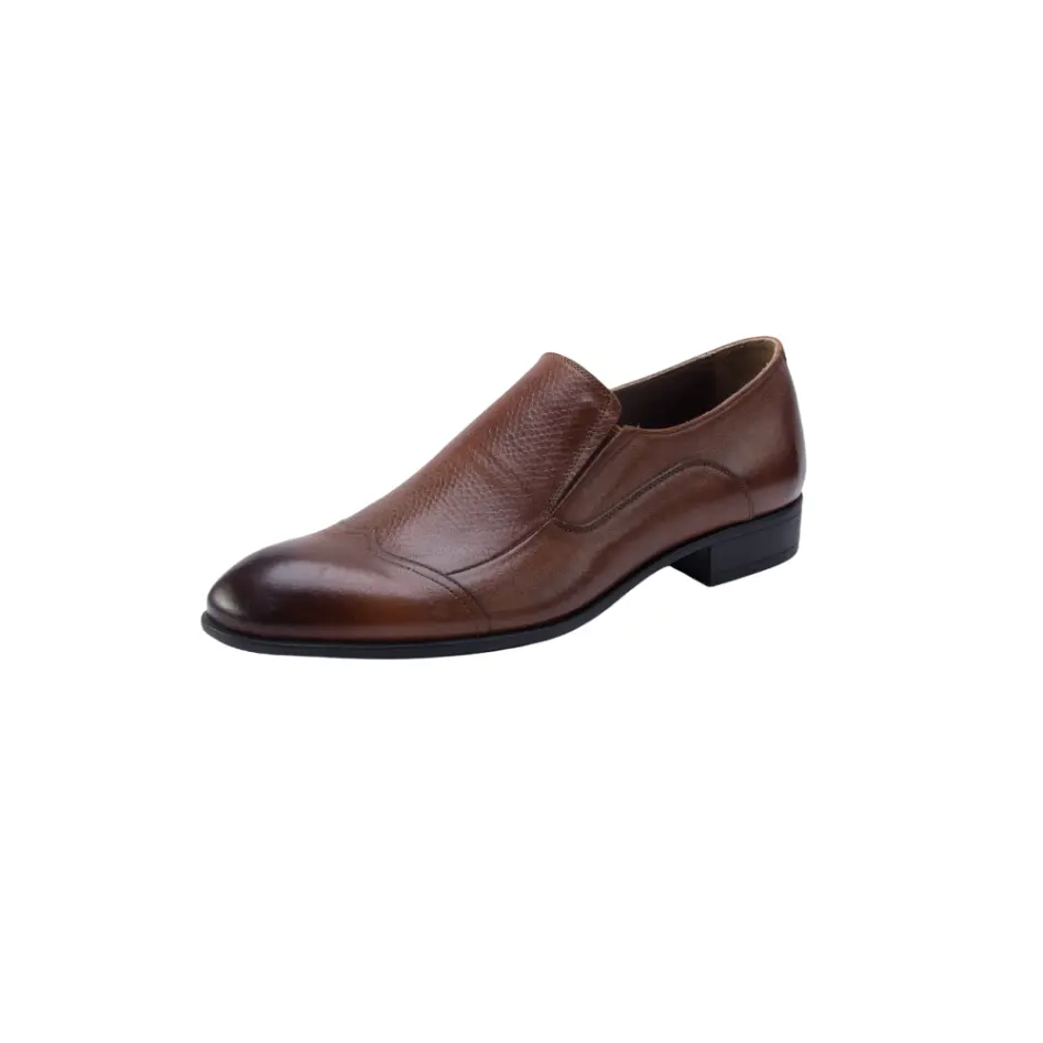Kaliteli lüks resmi erkek hakiki deri elbise loafer ayakkabılar erkekler için oxford ayakkabı üreticisi
