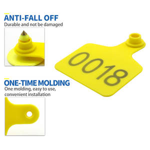 HED-ET113  Étiquettes d'oreille personnalisées pour <span class=keywords><strong>animaux</strong></span>, étiquettes d'oreille pour porcs, étiquettes d'oreille numérotées pour bétail avec impression personnalisée gratuite - Product Image 3