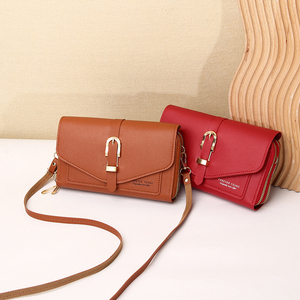 Bolso <span class=keywords><strong>Bandolera</strong></span> de Moda para Mujer, Estilo Nuevo, con Cremallera Doble y Compartimento Largo para Teléfono Móvil - Product Image 4