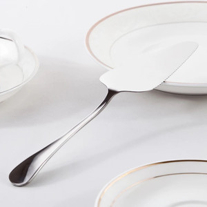 Stainless Steel <b>Cake</b> Spatula Thickened With Teeth Baking Tool For <b>Cake</b> Pizza Mooncake <b>Slicing</b> - Product Image 3