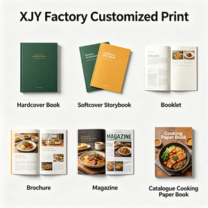 XJY Factory : Impression personnalisée de livres à couverture rigide et souple, livrets, brochures, <span class=keywords><strong>magazines</strong></span>, catalogues et livres de cuisine en papier - Product Image 4