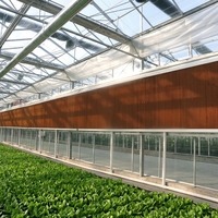 Nouveau type de panneau de refroidissement par évaporation avec épaisseur personnalisable, garantie 1 an pour serres et fermes avicoles