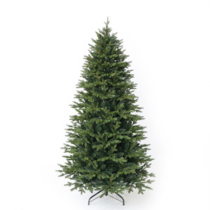 Высококачественная Классическая зеленая новогодняя елка, Лидер продаж, полная ПВХ, Смешанная искусственная Рождественская елка, подставка на шарнирах, полезная - Product Image 1