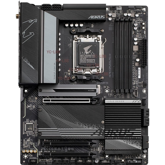 Plc X670 AX ATX Gaming Motherboard Socket AM5 DDR5 Support Bulk Supply