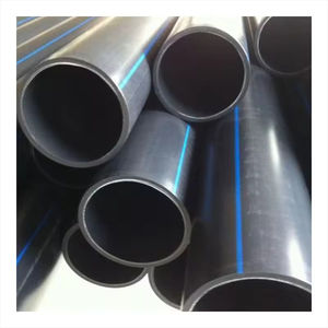 Dn160 उच्च गुणवत्ता वाले hdpe काले प्लास्टिक ट्यूब टिकाऊ विरोधी जंग कस्टम पानी की आपूर्ति प्रणाली बड़े व्यास वेल्डिंग - Product Image 3