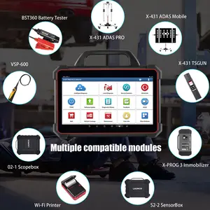 2024 Full System X431 PAD VII Bi-directional Control Tools Auto Launch Full Function Obd2 Auto Diagnostic Tool Vehicle Scanner