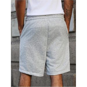 Shorts de sport athlétiques pour hommes FOXA, séchage rapide, pour la gym, l'entraînement, la course, le basketball, streetwear, gris à rayures latérales - Product Image 2