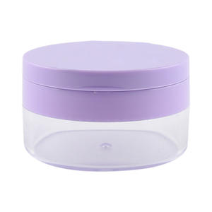 <span class=keywords><strong>Pot</strong></span> de stockage de poudre en vrac de maquillage de soins de la peau en plastique portable avec couvercle en maille de 30g 50g avec miroir - Product Image 4