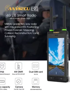 Radio bidirectionnelle robuste avec carte SIM E91 DMR+Analogique compatible avec Zello & Real PTT GPS WiFi Bluetooth L775 - Product Image 4